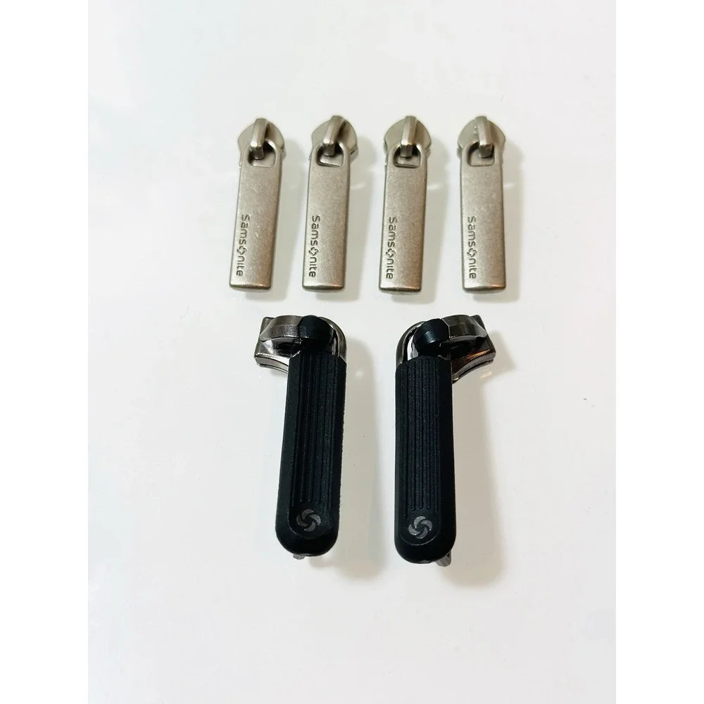 Lot of 6 Replacement Zipper Pulls Sliders for Samsonite Element XLT 2.0  Luggage